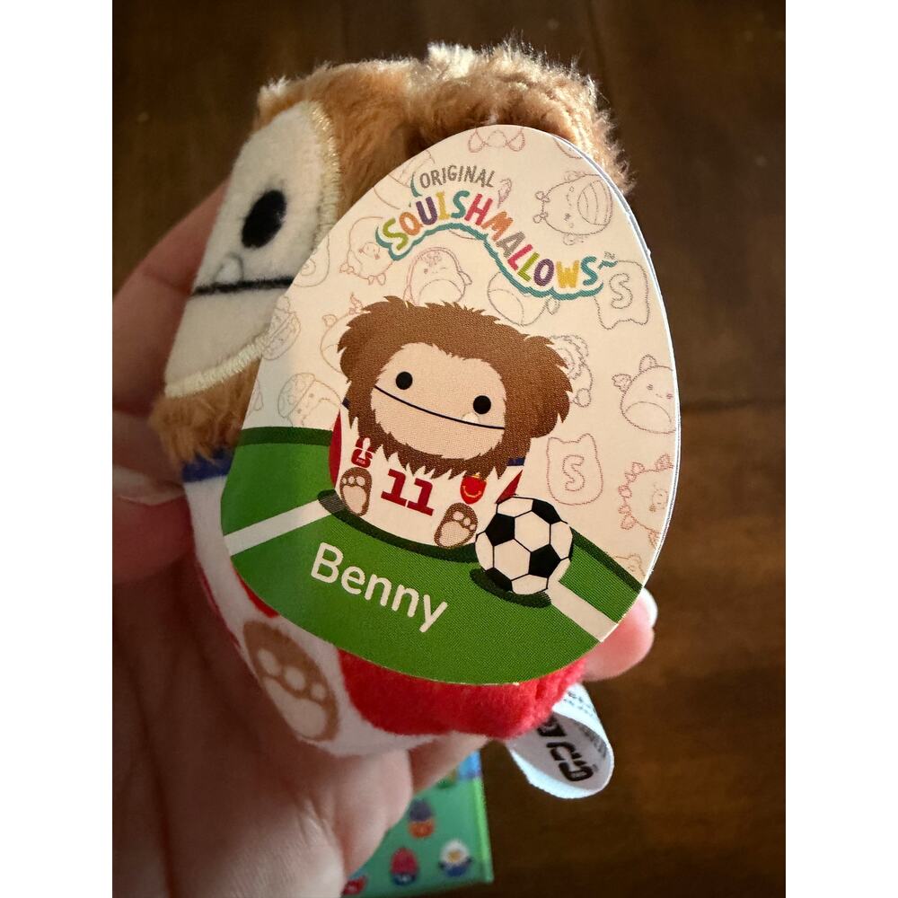 McDonald’s Happy Meal Squishmallows Benny FIFA Soccer Plush Jersey 11 NWT w/ Box - Picture 3 of 4